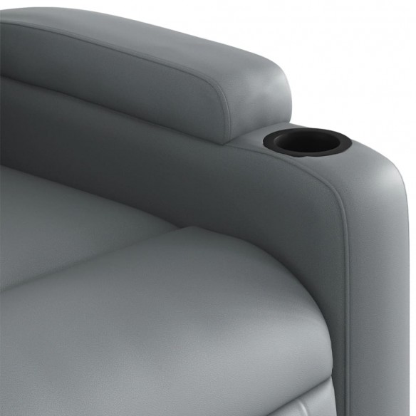 Fauteuil inclinable Gris Similicuir