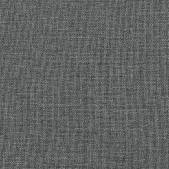 Canapé à 3 places Gris foncé 180 cm Tissu