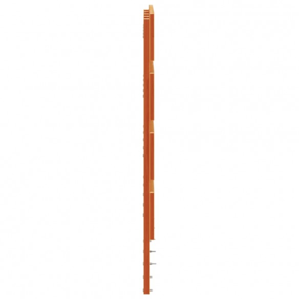 Tête de lit cire marron 120 cm bois massif de pin