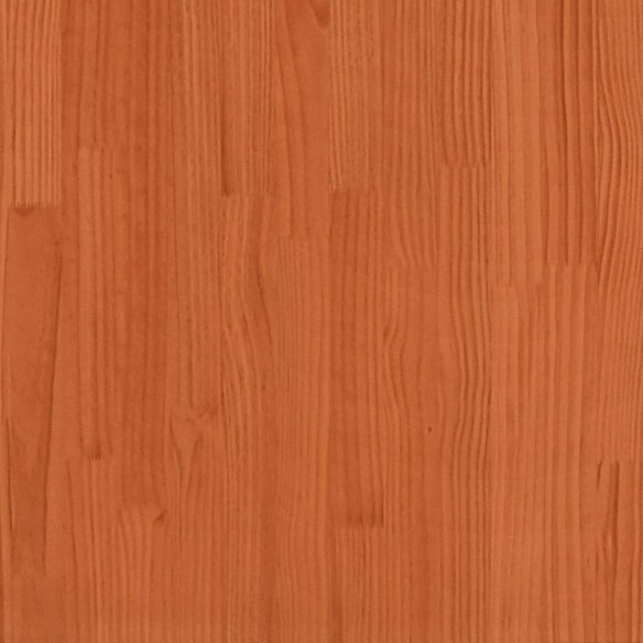 Tête de lit cire marron 120 cm bois massif de pin