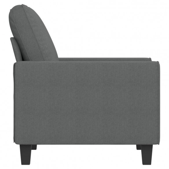 Fauteuil Gris foncé 60 cm Tissu