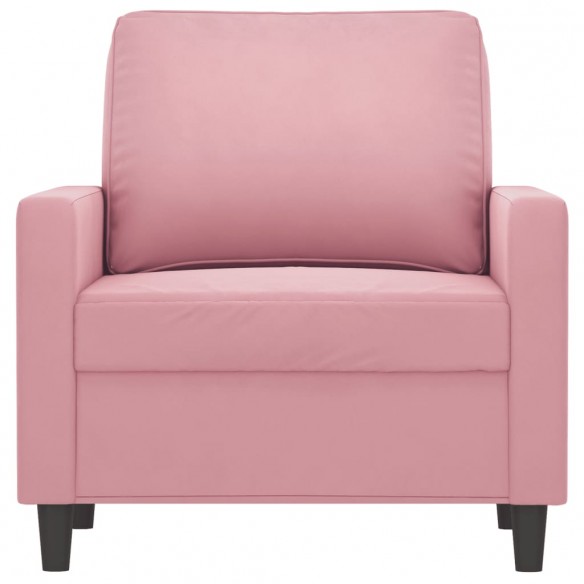 Fauteuil Rose 60 cm Velours