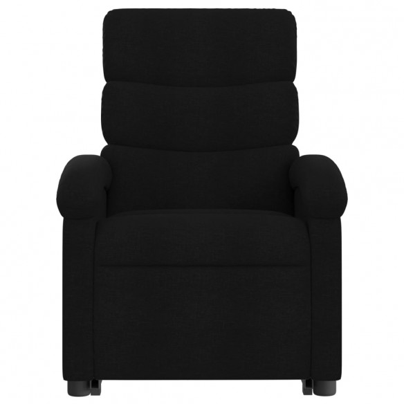 Fauteuil inclinable électrique noir tissu