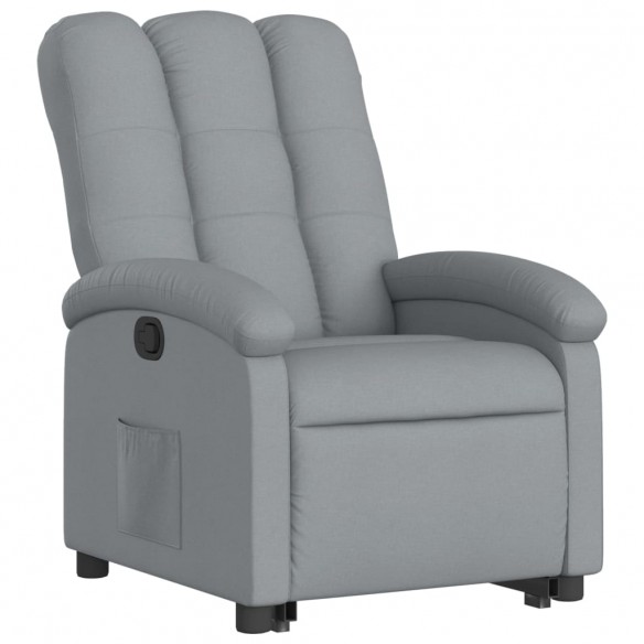 Fauteuil inclinable Gris clair Tissu