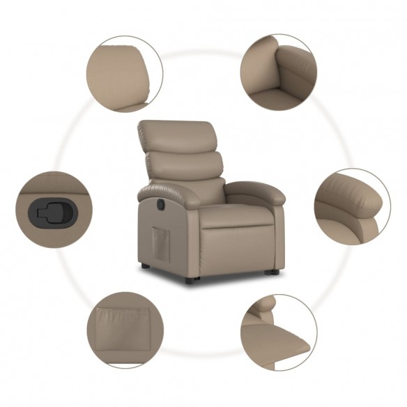 Fauteuil inclinable Cappuccino Similicuir