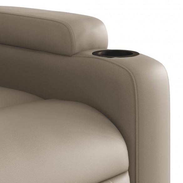 Fauteuil inclinable de massage Cappuccino Similicuir