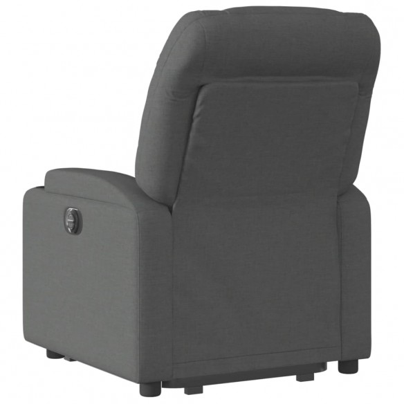 Fauteuil inclinable Gris foncé Tissu