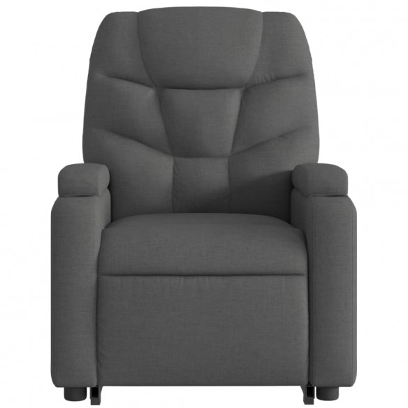 Fauteuil inclinable Gris foncé Tissu