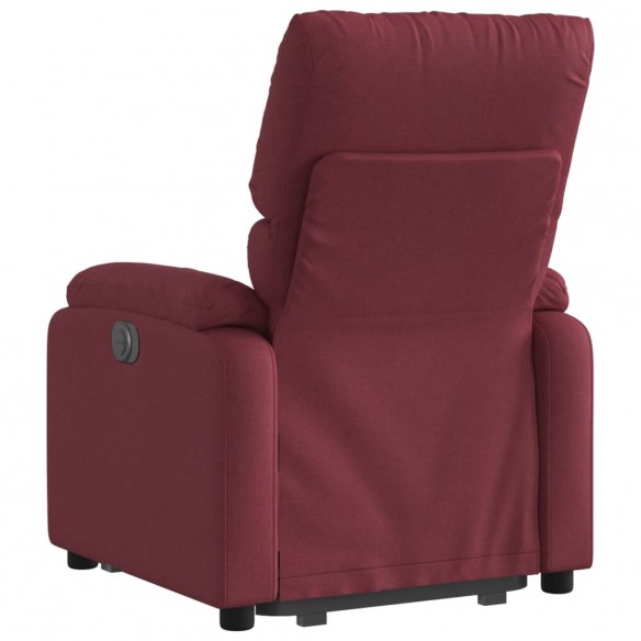 Fauteuil inclinable rouge bordeaux tissu