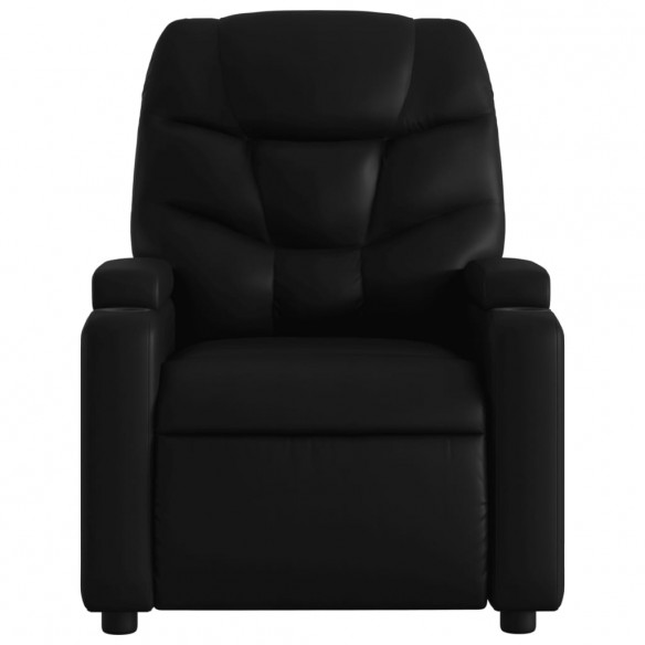 Fauteuil inclinable électrique noir similicuir