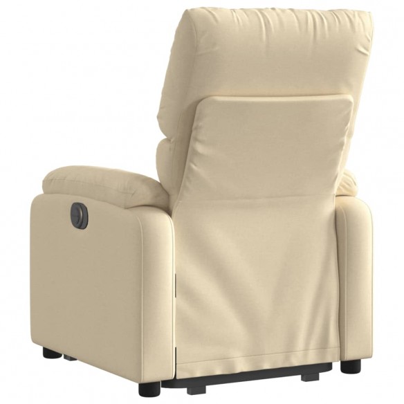 Fauteuil inclinable Crème Tissu