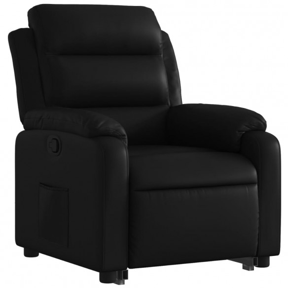 Fauteuil inclinable Noir Similicuir