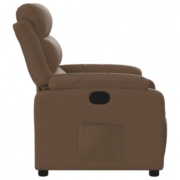 Fauteuil inclinable Marron Tissu