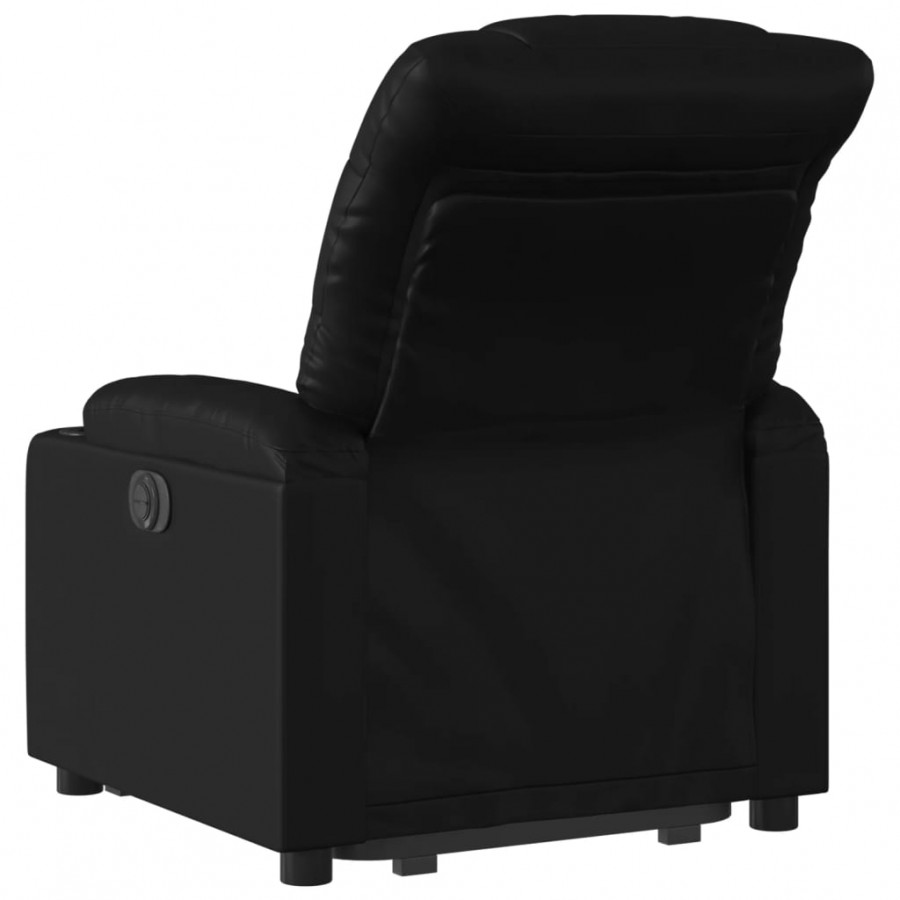Fauteuil inclinable Noir Similicuir Fauteuil inclinable Noir Similicuir