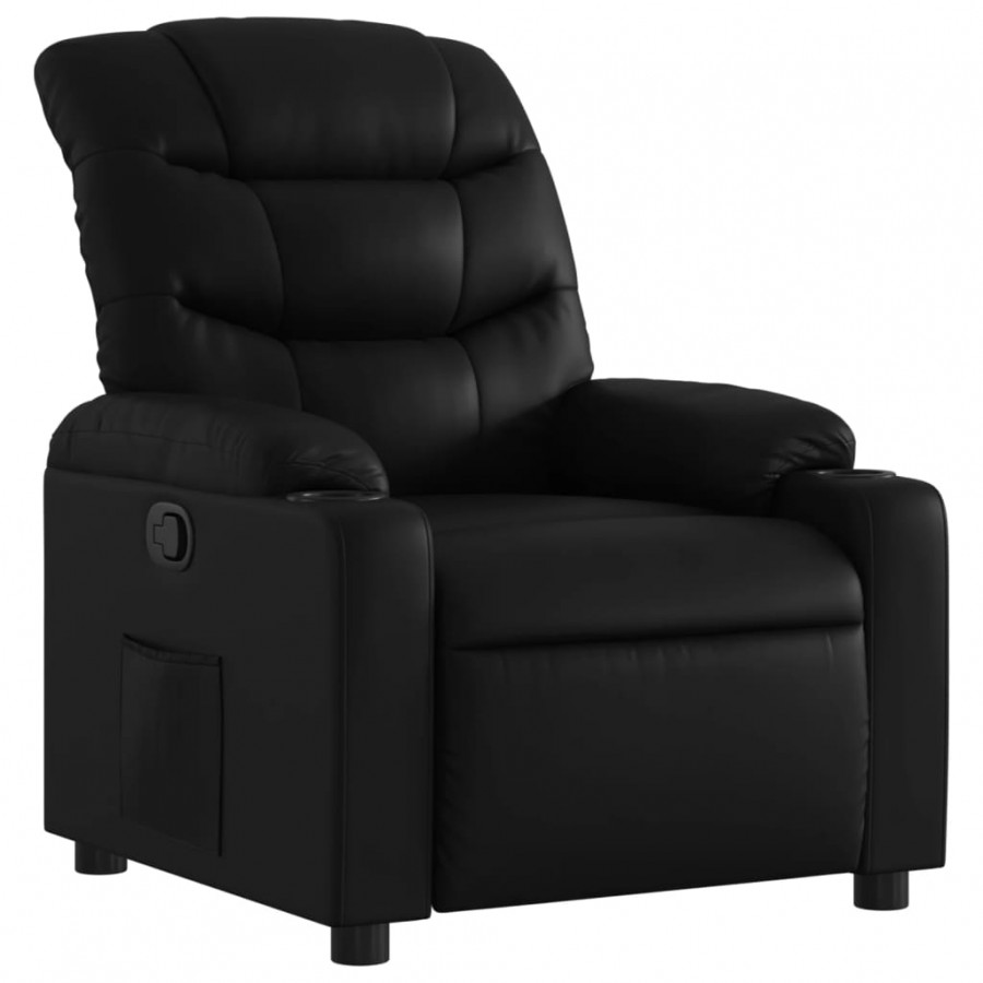 Fauteuil inclinable Noir Similicuir Fauteuil inclinable Noir Similicuir