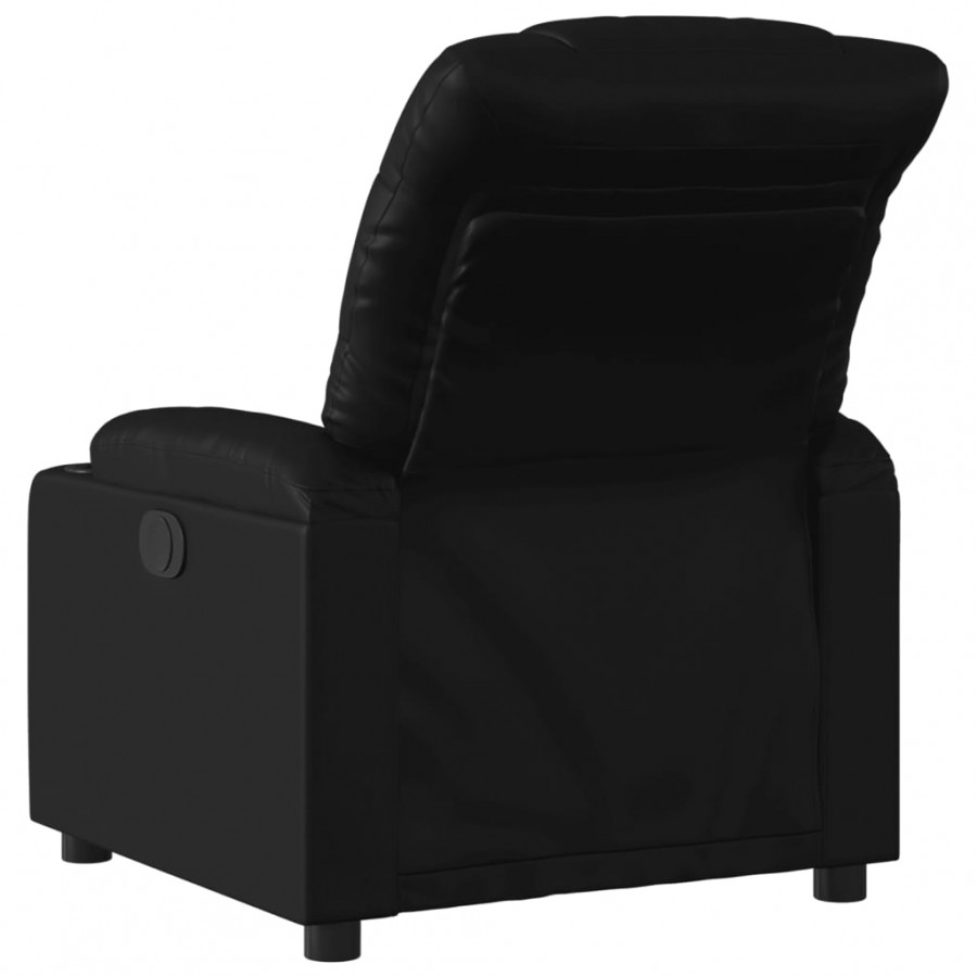 Fauteuil inclinable Noir Similicuir Fauteuil inclinable Noir Similicuir