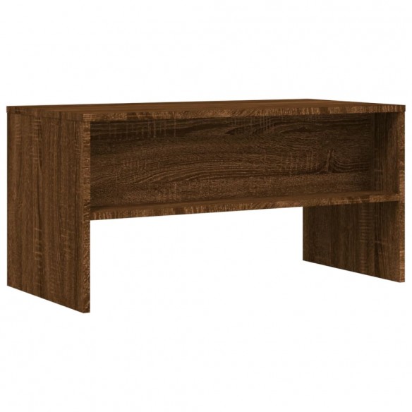 Meuble TV chêne marron 80x40x40 cm bois d'ingénierie