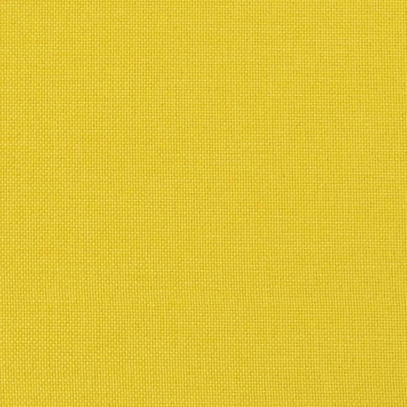 Canapé à 2 places Jaune clair 120 cm Tissu