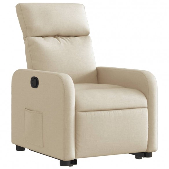 Fauteuil inclinable Crème Tissu