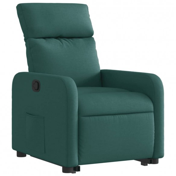 Fauteuil inclinable vert foncé tissu