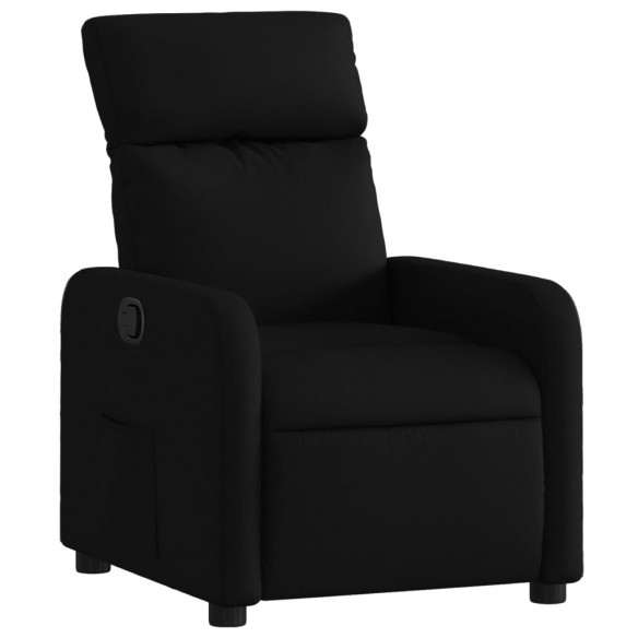 Fauteuil inclinable Noir Tissu