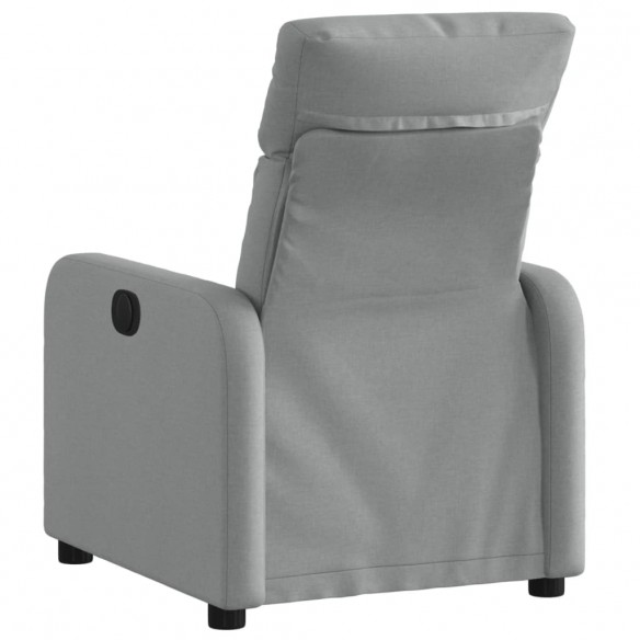 Fauteuil inclinable Gris clair Tissu