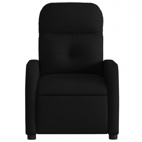 Fauteuil inclinable électrique Noir Tissu