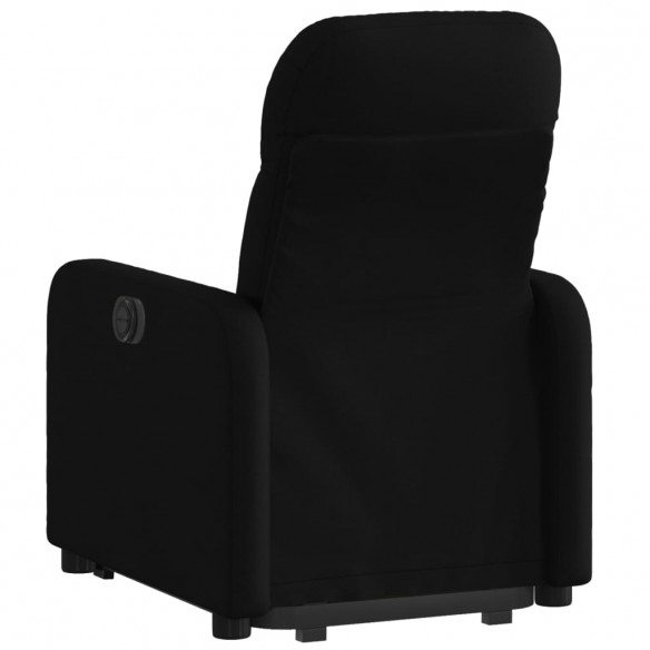 Fauteuil inclinable électrique noir tissu