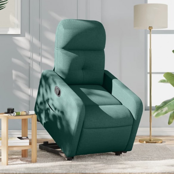 Fauteuil inclinable vert foncé tissu