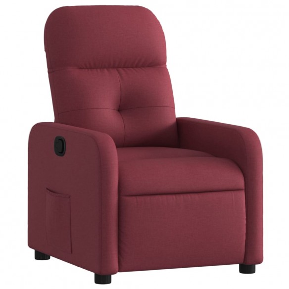 Fauteuil inclinable Rouge bordeaux Tissu