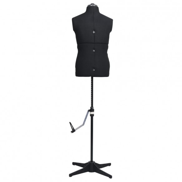 Mannequin de couture ajustable pour homme Noir Taille 37-45