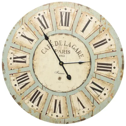 Horloge murale Multicolore 60 cm MDF 2
