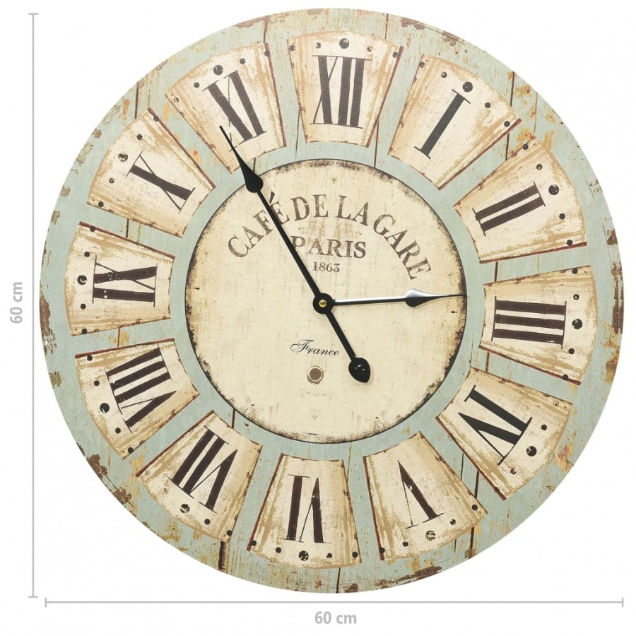 Horloge murale Multicolore 60 cm MDF Horloge murale Multicolore 60 cm MDF