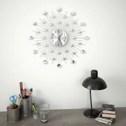 Horloge murale avec mouvement à quartz Design moderne 50 cm 2