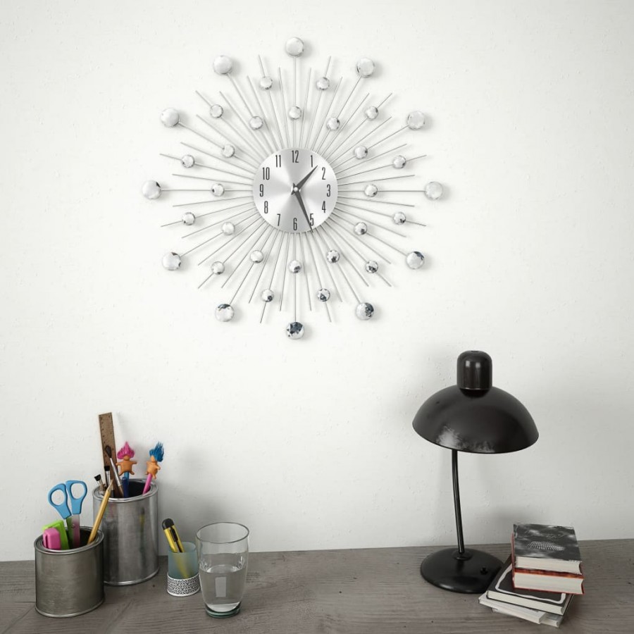 Horloge murale avec mouvement à quartz Design moderne 50 cm Horloge murale avec mouvement à quartz Design moderne 50 cm