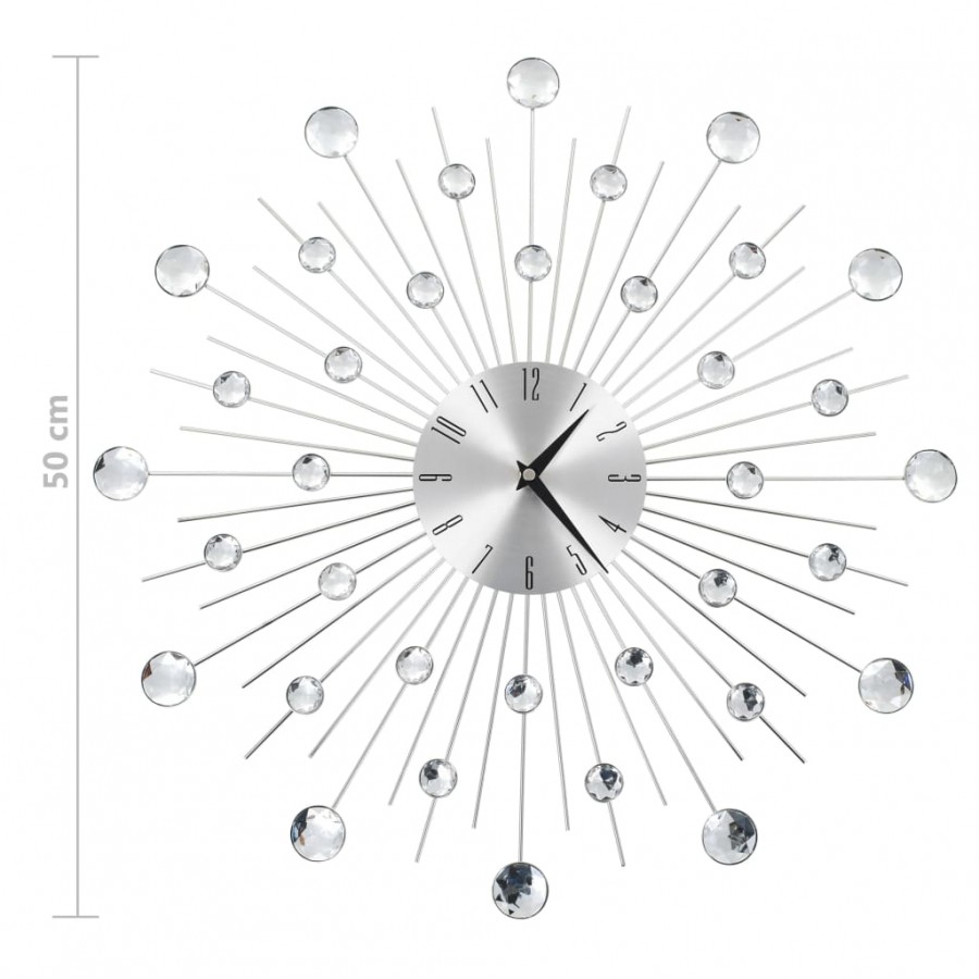 Horloge murale avec mouvement à quartz Design moderne 50 cm Horloge murale avec mouvement à quartz Design moderne 50 cm