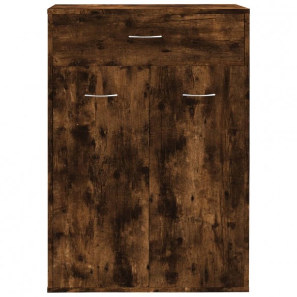 Armoire à chaussures Chêne fumé 60x35x84 cm Bois d'ingénierie