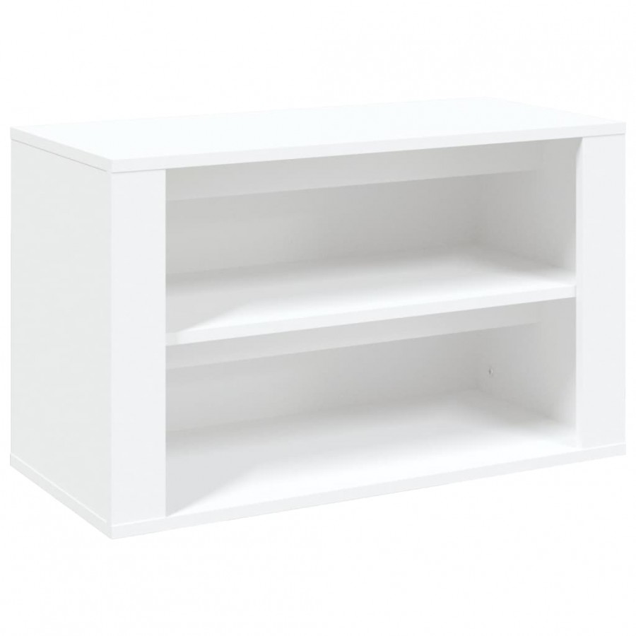 Étagère à chaussures Blanc 75x35x45 cm 