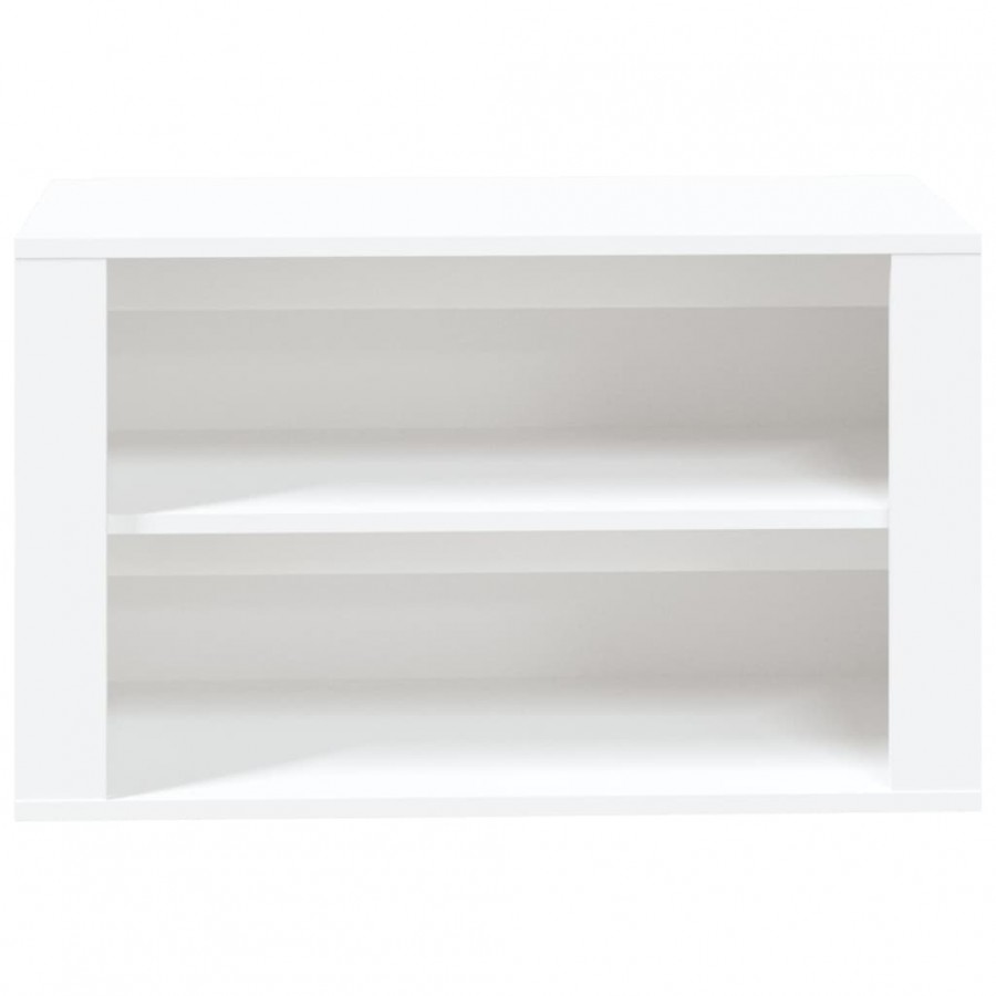 Étagère à chaussures Blanc 75x35x45 cm 