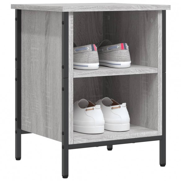 Armoire à chaussures sonoma gris 38x35x50 cm bois d'ingénierie