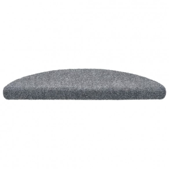 Tapis autoadhésifs de marches 5 pcs Gris clair 56x17x3 cm