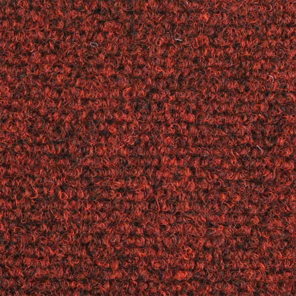 Tapis autoadhésifs de marches 10 pcs Rouge 65x21x4cm Aiguilleté