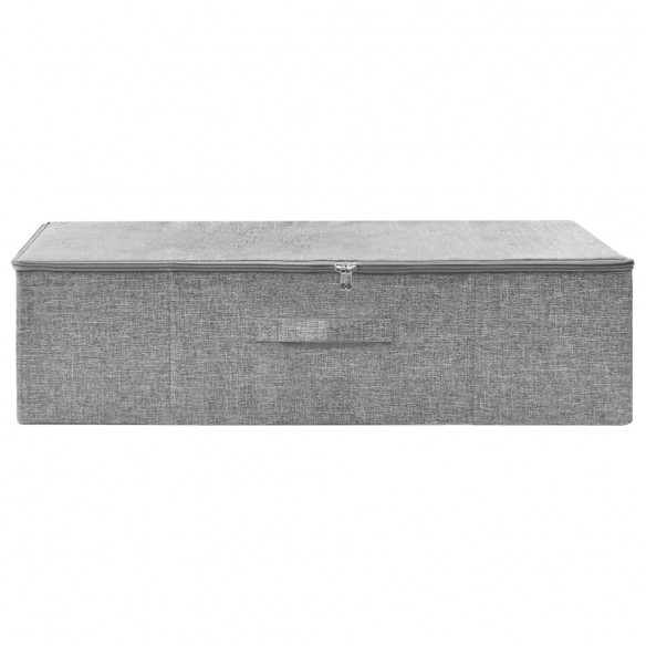 Boîte de rangement Tissu 70x40x18 cm Gris