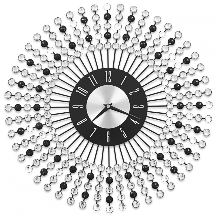 Horloge murale Métal 43 cm Noir