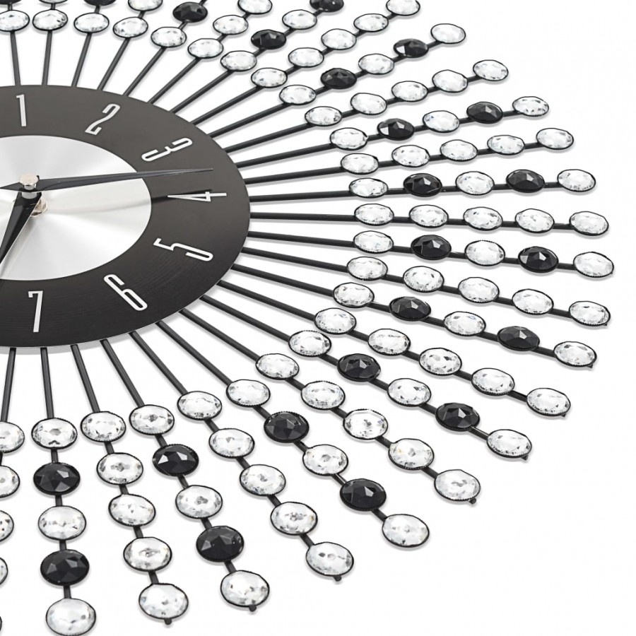 Horloge murale Métal 43 cm Noir