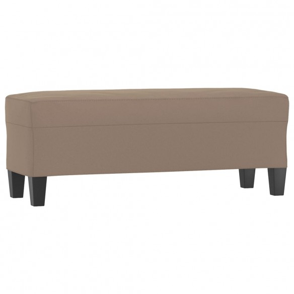 Banc Taupe 100x35x41 cm Tissu microfibre