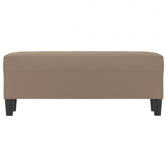 Banc Taupe 100x35x41 cm Tissu microfibre