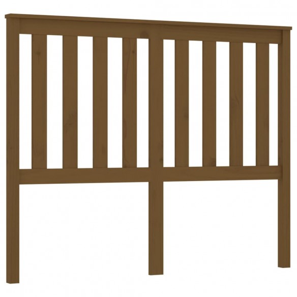 Tête de lit Marron miel 146x6x101 cm Bois massif de pin