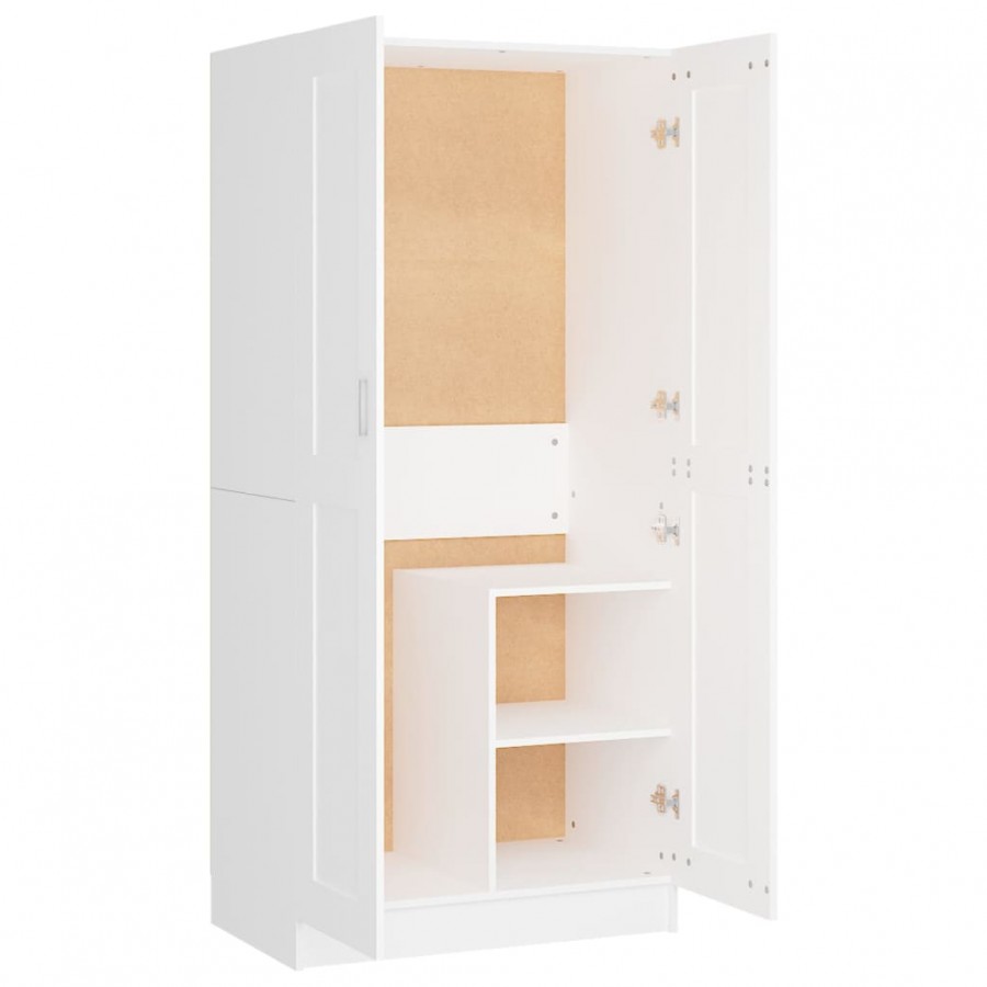 Garde-robe Blanc 82,5x51,5x180 cm Aggloméré