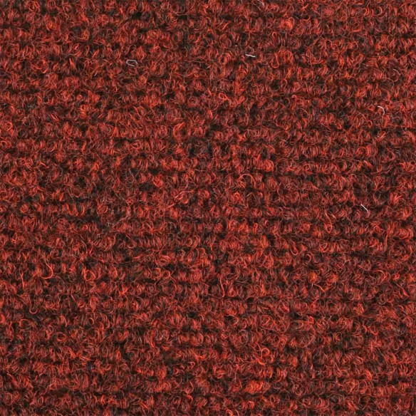 Tapis autoadhésifs de marches 5 pcs Rouge 56x17x3 cm Aiguilleté